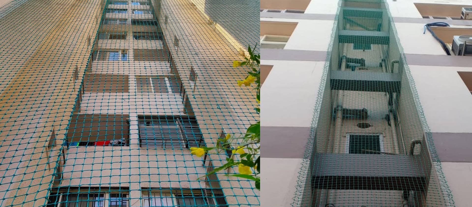 Duct Area Bird Nets Installation in Andhra Pradesh