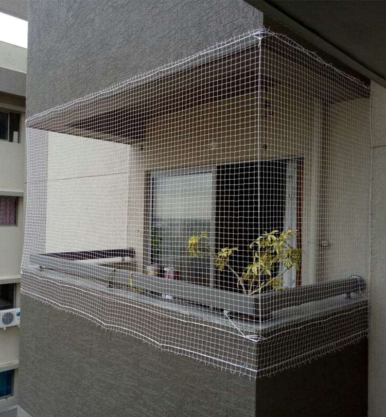Balcony Safety Nets | Anti-Bird Nets in Andhra Pradesh