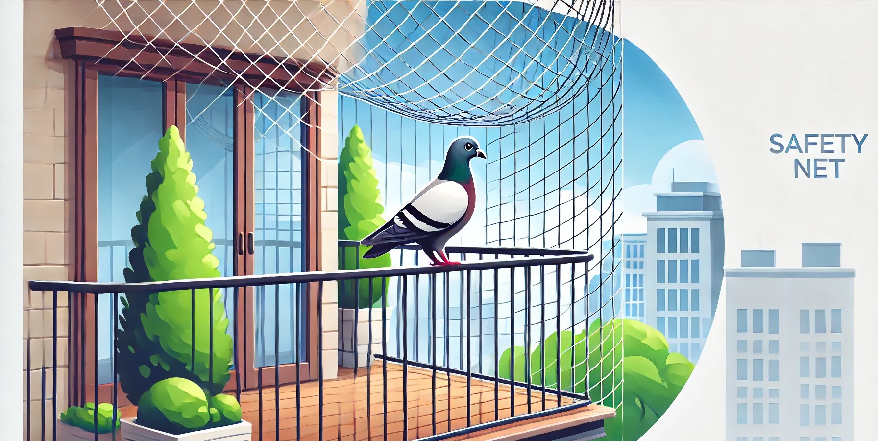 Balcony Safety Nets Installation in Andhra Pradesh